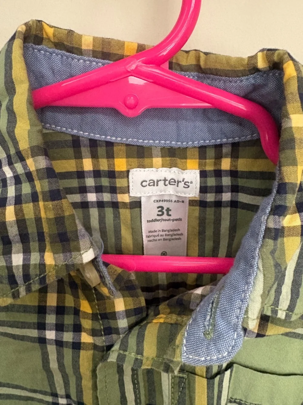 Carters carter plaid